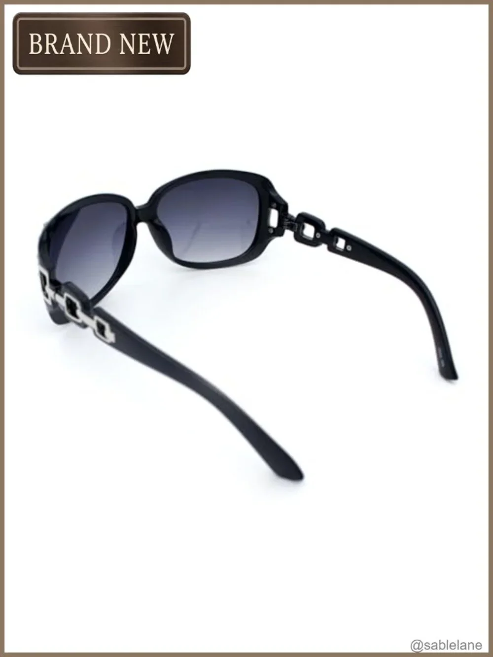 Oversized Rhinestone Sunglasses Women UV400 Rectangular